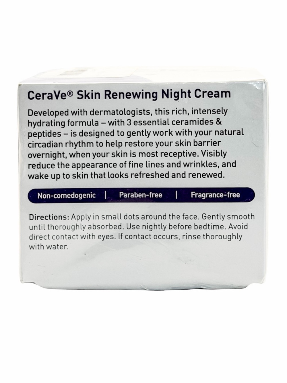 CeraVe Skin Renewing Night Cream Face Moisturizer 1.7 Oz. - Picture 4 of 6